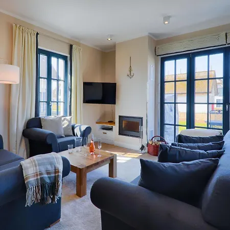 Reetland Am - Luxus Reetdachvilla Mit 3 Schlafzimmern, Sauna Und Kamin F18 度假居 德兰斯克