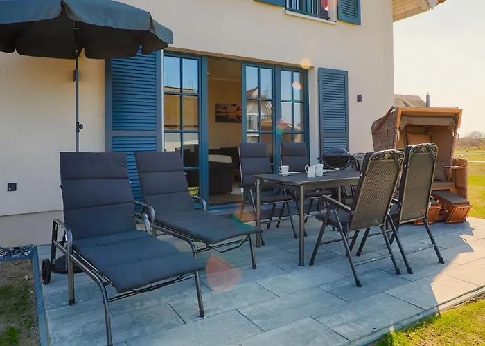 Reetland Am - Luxus Reetdachvilla Mit 3 Schlafzimmern, Sauna Und Kamin F18 *